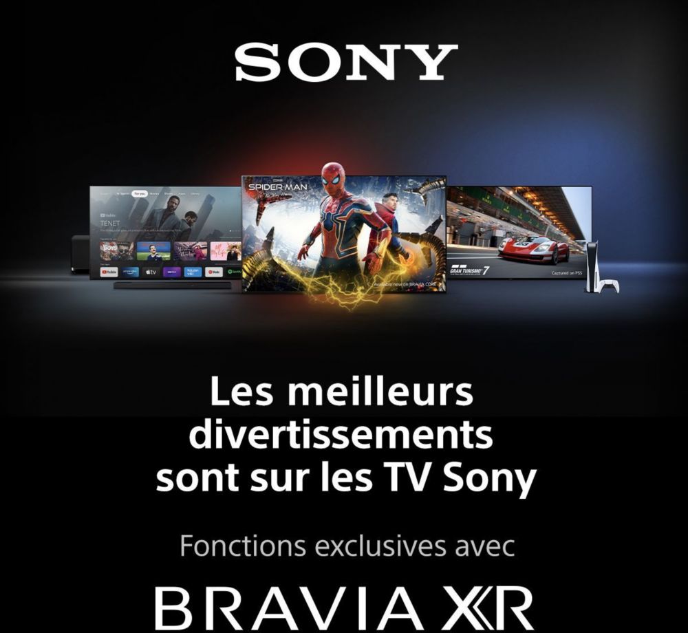 Sony XR-48A90KAEP- TV OLED 4K UHD HDR - 121 cm - TV Sony sur