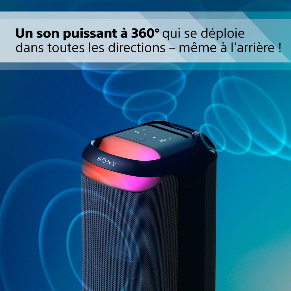 Test enceinte Sono Box Sony SRS-XV800 : du bon gros son boum boum  polyvalent et festif, mais au prix fort