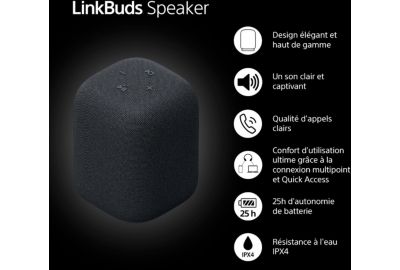 Enceinte résidentielle SONY LINKBUDS Noire