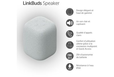 Enceinte résidentielle SONY LINKBUDS Grise
