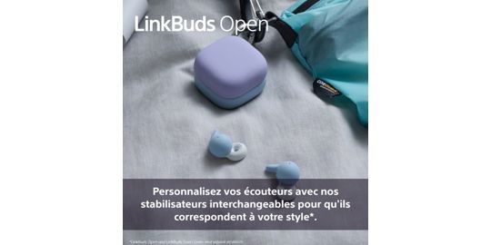 ACC. SONY Supports LinkBud Open Noir