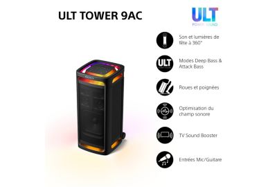 Enceinte sono SONY ULT TOWER 9AC Noire
