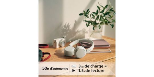 Casque SONY WH-CH520 Jaune