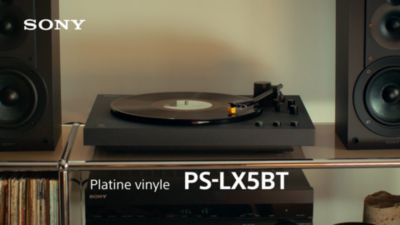 Voir la vidéo pour Platine vinyle SONY PSLX5BT