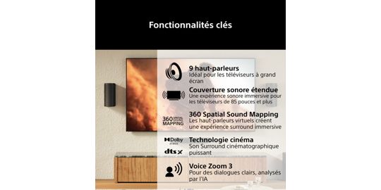 Barre de son SONY Bravia Theatre TRIO
