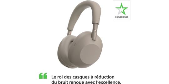 Casque SONY WH-1000XM6 IA Sable