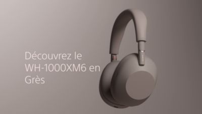 Voir la vidéo pour Casque SONY WH-1000XM6 IA Grès