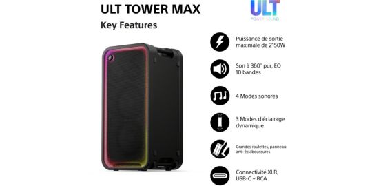 Enceinte sono SONY ULT TOWER MAX