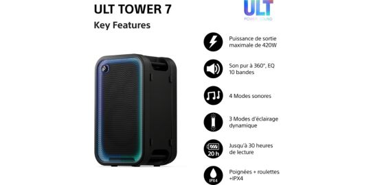 Enceinte sono SONY ULT TOWER 7