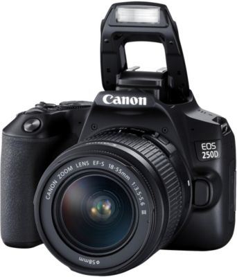 Appareil photo Reflex CANON EOS 250D Noir + 18-55mm IS STM Reconditionné