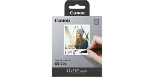Papier photo instantané CANON Selphy Square QX10 (x20)