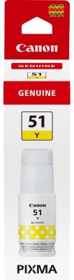 Cartouche d'encre CANON GL51 bouteille jaune