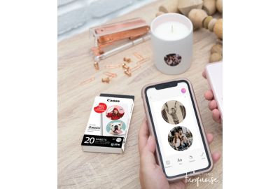 Papier photo instantané CANON rond zink pour Zoemini x 20