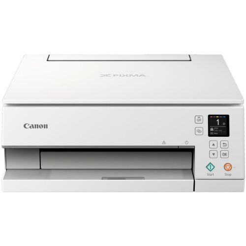 Imprimante jet d'encre CANON TS 6351a Blanche + Cartouche d'encre CANON  PGI580/CLI581 B/C/M/Y