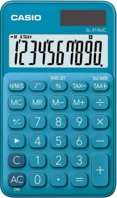 Calculatrice standard CASIO Casio SL-310UC-BU bleu
