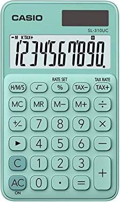 Calculatrice standard CASIO Casio SL-310UC-GN vert