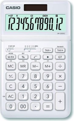 Calculatrice standard CASIO Casio JW-200SC-WE blanc