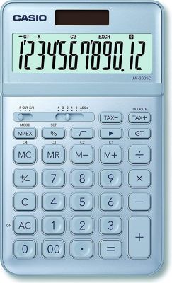 Calculatrice standard CASIO Casio JW-200SC-BU bleu