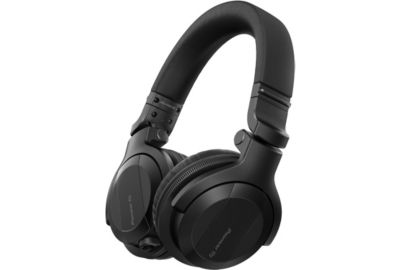 Xpert DJ - Casque d'écoute Filaire, Pliable avec Microphone, Noir