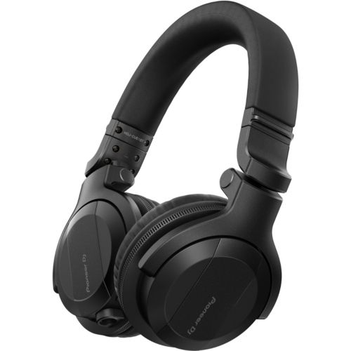 Xpert DJ - Casque d'écoute Filaire, Pliable avec Microphone, Noir