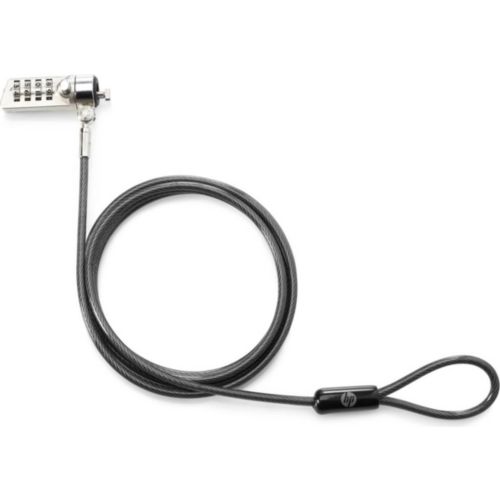 Hp Câble AntiVol de Sécurité Chaîne Verrouillage Verrou Double clé PC Ordinateur  Portable à prix pas cher
