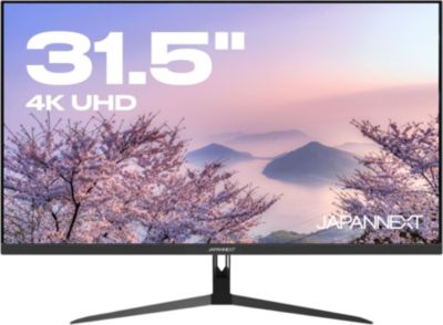 JAPANNEXT Écran PC Bureautique | 31,5" | 4K UHD |