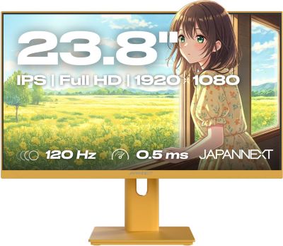 Ecran PC Gamer JAPANNEXT JN IPS238G120F HSP Jaune 24''