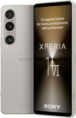 Smartphone SONY Xperia 1 VI Argent 256Go 5G Reconditionné