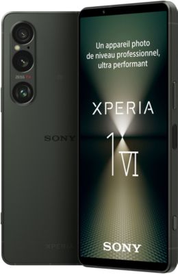 Smartphone SONY Xperia 1 VI Vert 256Go 5G Reconditionné Smartphone SONY Xperia 1 VI Vert 256Go 5G Reconditionné