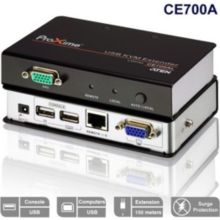 Transmetteur vidéo ATEN KVM VGA +USB  (CE700A) sur RJ45