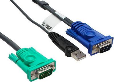 Câble VGA ATEN Câble KVM VGA ATEN 2L-5202U 2m Câble VGA ATEN Câble KVM VGA ATEN 2L-5202U 2m