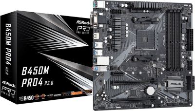 Carte mère ASROCK B450M Pro4 R2.0 Carte mère ASROCK B450M Pro4 R2.0
