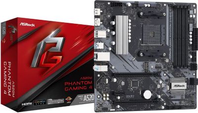 Carte mère ASROCK A520M Phantom Gaming 4