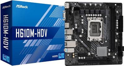 Carte mère ASROCK Carte Mère H610M-HDV (Intel LGA 1700) Mi