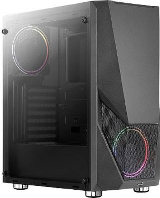 Boitier PC AEROCOOL Boitier Moyen Tour ATX Shard Tempered Gl