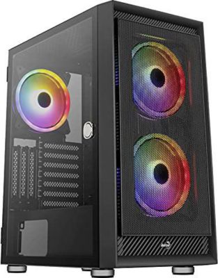 Boitier PC AEROCOOL Graphite v2 Boitier Moyen Tour - noir