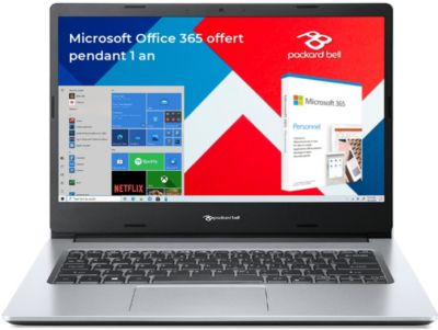 Ordinateur portable PACKARD BELL B114-33-C3N8 + Office 365 p