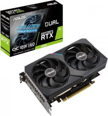 Carte graphique ASUS RTX 3060 DUAL O12G V2 LHR Carte graphique ASUS RTX 3060 DUAL O12G V2 LHR