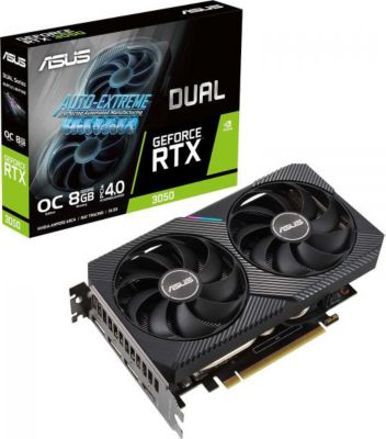 Carte graphique ASUS DUAL GEFORCE RTX 3050 OC EDITION Carte graphique ASUS DUAL GEFORCE RTX 3050 OC EDITION