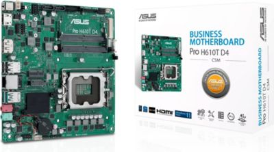 Carte mère ASUS Carte Mère Pro H610T D4-CSM (Intel LGA 1