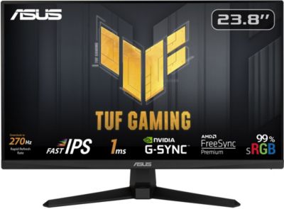 Ecran PC Gamer ASUS TUF VG249QM1A Plat 24'' IPS