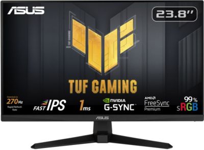 Ecran PC Gamer Asus Tuf Vg249Qm1A Plat 24'' Ips