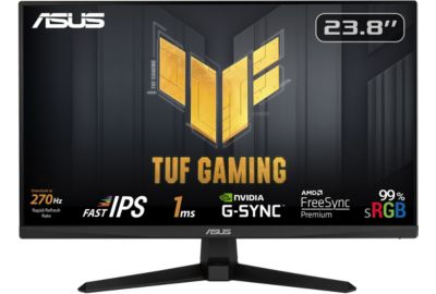Ecran PC Gamer ASUS TUF VG249QM1A Plat 24