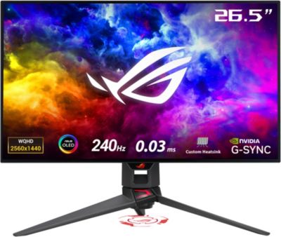 Ecran PC Gamer Asus Rog Swift OLED Pg27Aqdm Plat 27''