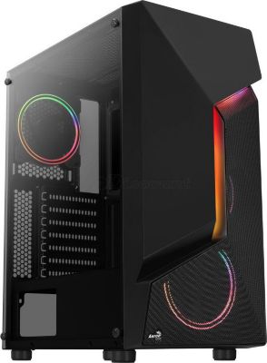 Boitier PC AEROCOOL Scape-G-BK-v2 Boitier Moyen Tour Boitier PC AEROCOOL Scape-G-BK-v2 Boitier Moyen Tour