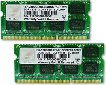 Mémoire vive G.SKILL SODIMM 4 Go DDR3 1600 Mhz