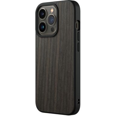 Coque RHINOSHIELD iPhone 13 Pro SolidSuit bois noir