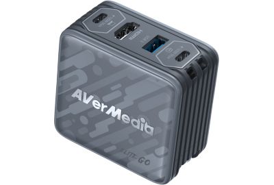 Station de chargement AVERMEDIA Chargeur GAN 100W Capture Vidéo FHD Noir