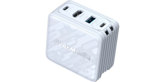 Chargeur console de jeux AVERMEDIA Chargeur GAN 100W HDMI 4K GC313 Blanc