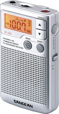 Radio FM SANGEAN POCKET 250 argent Radio FM SANGEAN POCKET 250 argent